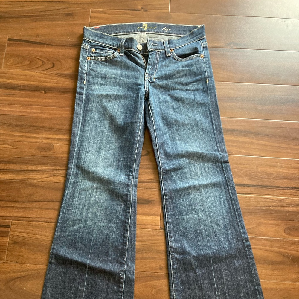 7 for all mankind dojo jeans size 25